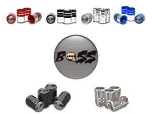 Tire Valve Caps for SUVs Tuning Edition Style